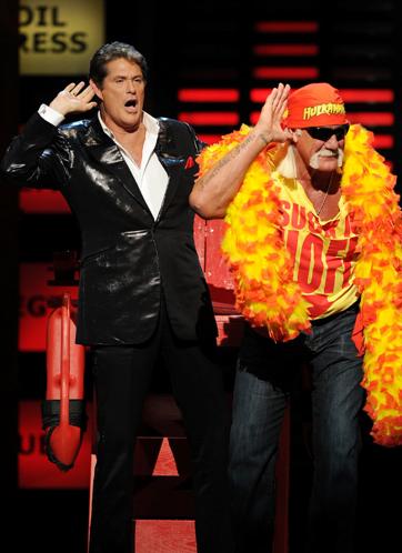 David Hasselhoff & Hulk Hogan