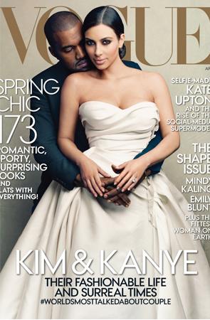 Kanye West & Kim Kardashian @ "Vogue"
