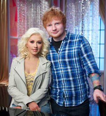 Christina Aguilera & Ed Sheeran (2013)