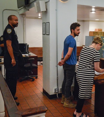 Shia LaBeouf (centre)