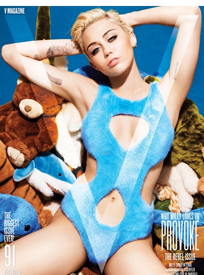 Miley Cyrus @ "V"