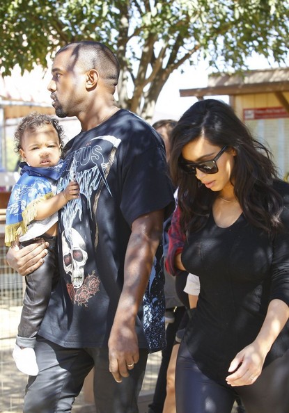 Kanye West su North "Nori" & Kim Kardashian