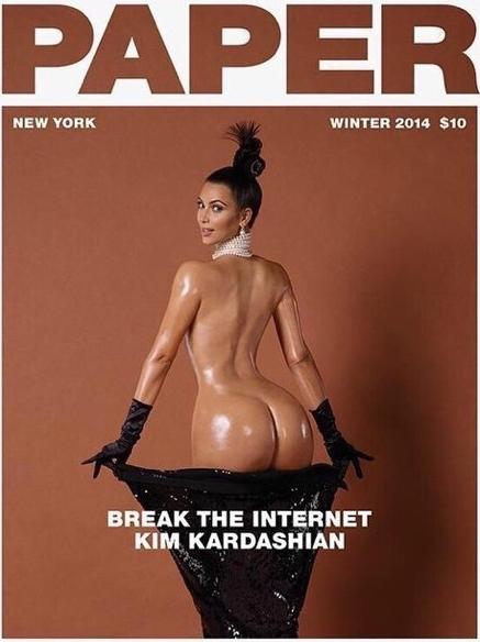 Kim Kardashian @ "Paper"