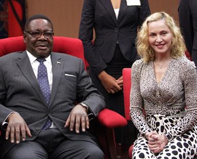 Peter Mutharika & Madonna