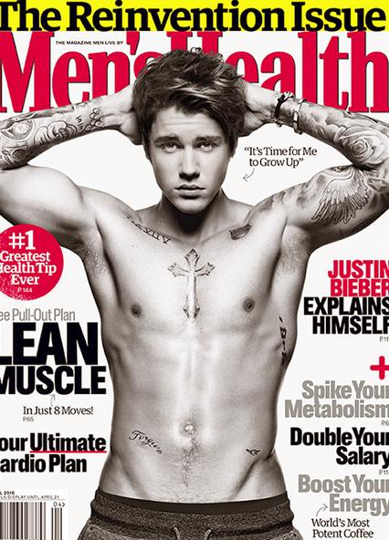 Justin Bieber @ "Men's Health"