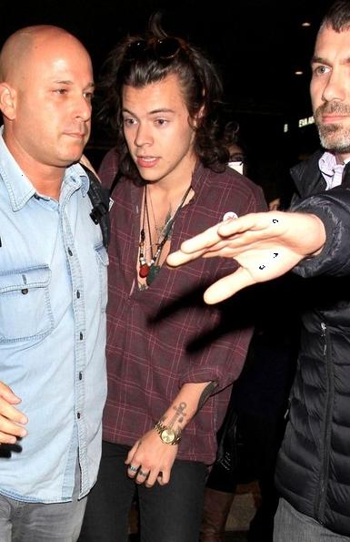 Harry Styles (centre)