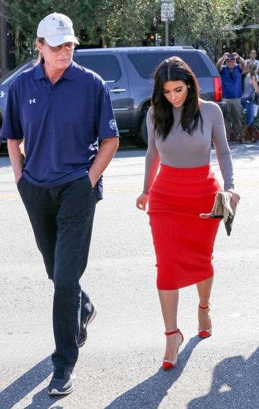 Bruce Jenner & Kim Kardashian