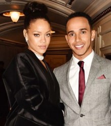 Rihanna & Lewis Hamilton
