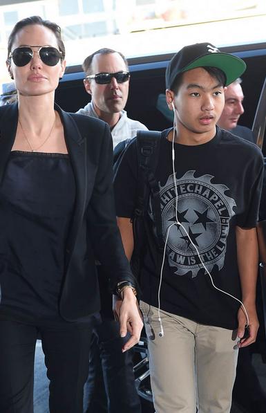 Angelina Jolie & Maddox