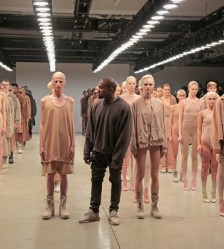 Kanye West (centre)