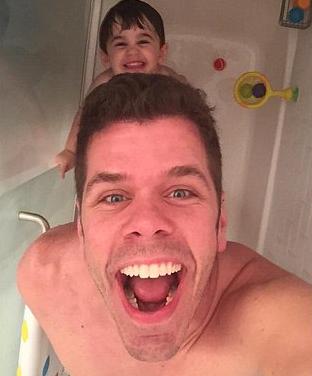 Perez Hilton su sūnumi
