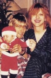 Kurt Cobain su Frances Bean & Courtney Love