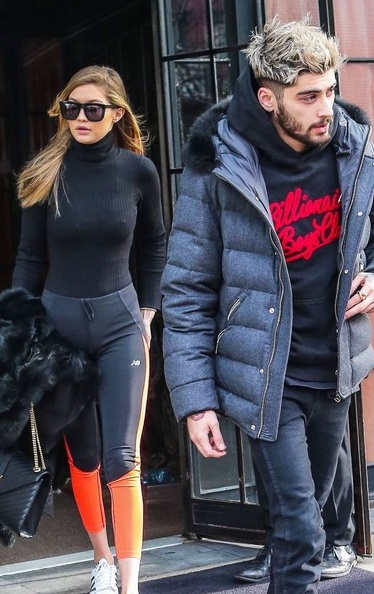 Gigi Hadid (20) & Zayn Malik