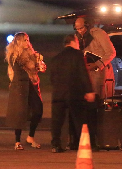 Khloé Kardashian & Lamar Odom (dešinėje)