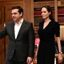 Alexis Tsipras & Angelina Jolie