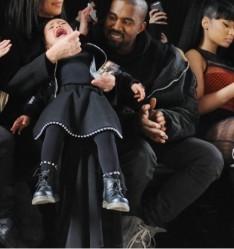 Kim Kardashian su North & Kanye West