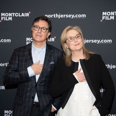 Stephen Colbert (54) & Meryl Streep