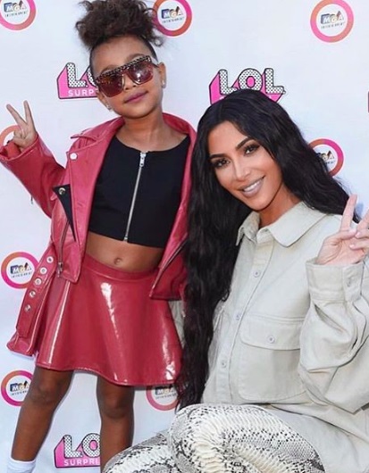 North & Kim Kardashian