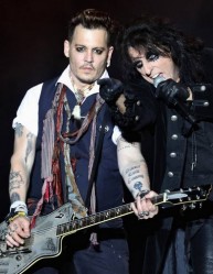 Johnny Depp & Alice Cooper
