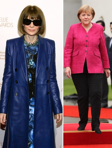 Anna Wintour / Angela Merkel