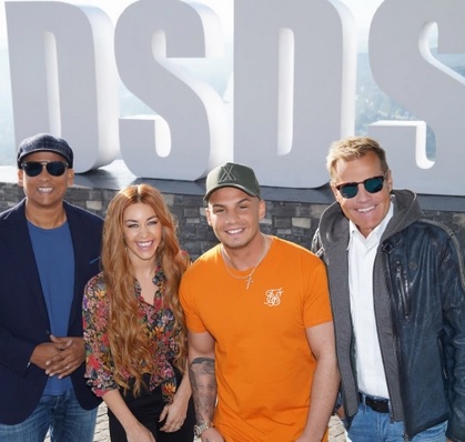 Xavier Naidoo (47), Oana Nechiti (31), Pietro Lombardi (26) & Dieter Bohlen (65)