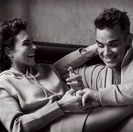 Ayda Field & Robbie Williams