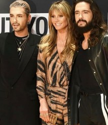 Bill Kaulitz, Heidi Klum (45) & Tom Kaulitz
