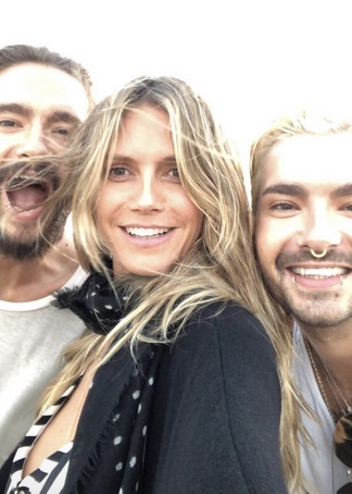 Tom Kaulitz, Heidi Klum & Bill Kaulitz