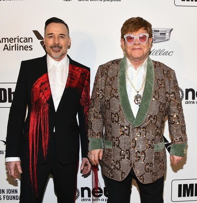 David Furnish & Elton John