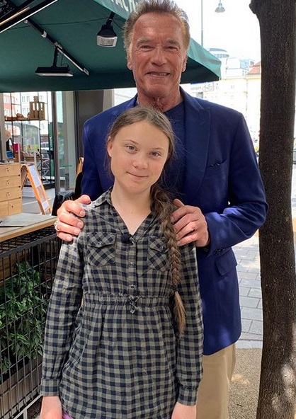 Arnold Schwarzenegger & Greta Thunberg