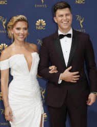 Scarlett Johansson & Colin Jost