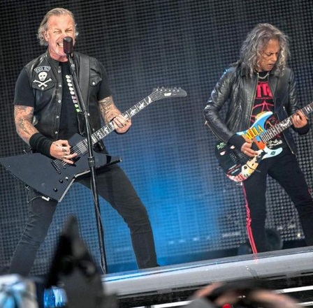 James Hetfield (55) & Kirk Hammett (56) ("Metallica")