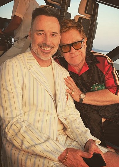 David Furnish (56) & Elton John