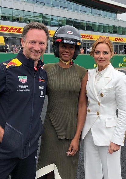 Christian Horner, Mel B (44), Geri Horner