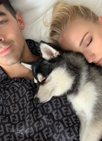 Joe Jonas, Waldo & Sophie Turner