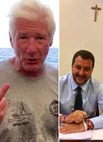 Richard Gere / Matteo Salvini