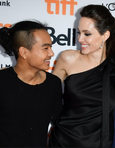 Maddox & Angelina Jolie
