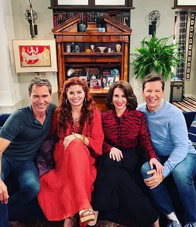 Eric McCormack (56), Debra Messing (50), Megan Mullally (60) & Sean Hayes