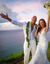 Dwayne Johnson & Lauren Hashian