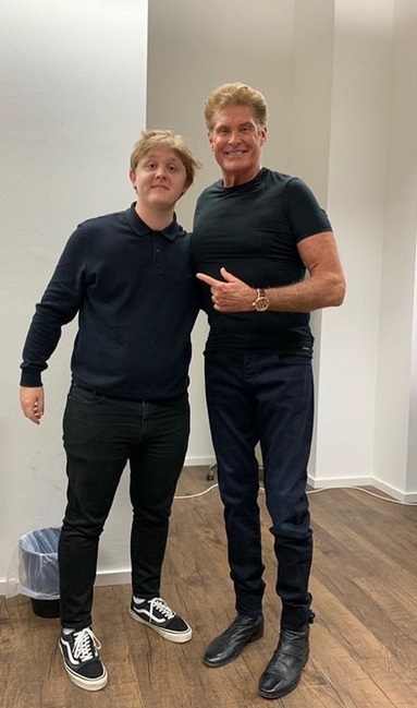 Lewis Capaldi & David Hasselhoff (67)