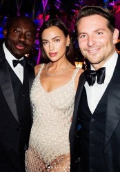 Edward Enninful, Irina Shayk & Bradley Cooper