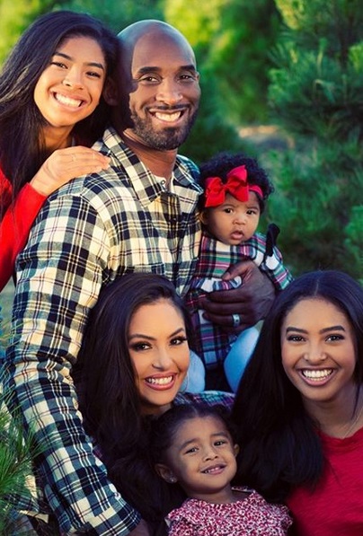 Vanessa & Kobe Bryant su vaikais