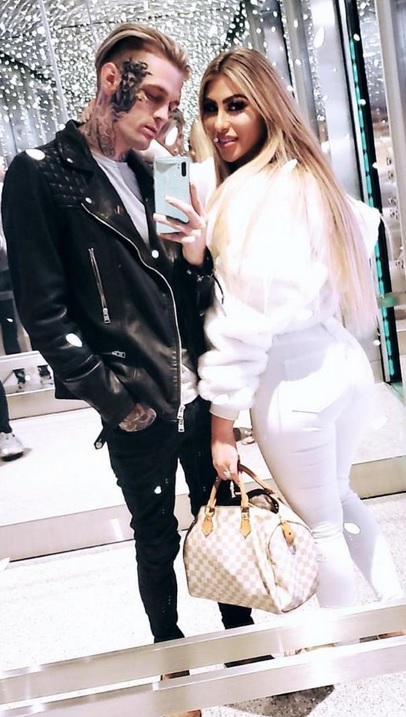 Aaron Carter & Melanie Martin