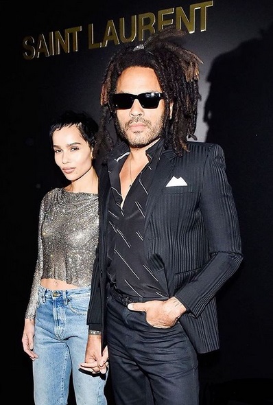 Zoë & Lenny Kravitz