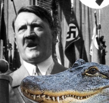 Adolf Hitler / Saturn (foto koliažas)