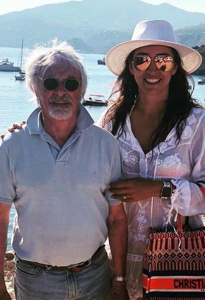 Bernie Ecclestone & Fabiana Flosi