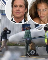 Brad Pitt & Nicole Poturalski