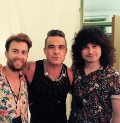 Tim Metcalfe, Robbie Williams & Flynn Francis