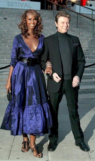 Iman Abdulmajid & David Bowie