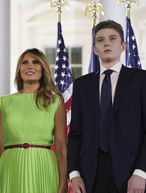 Melania & Barron Trump